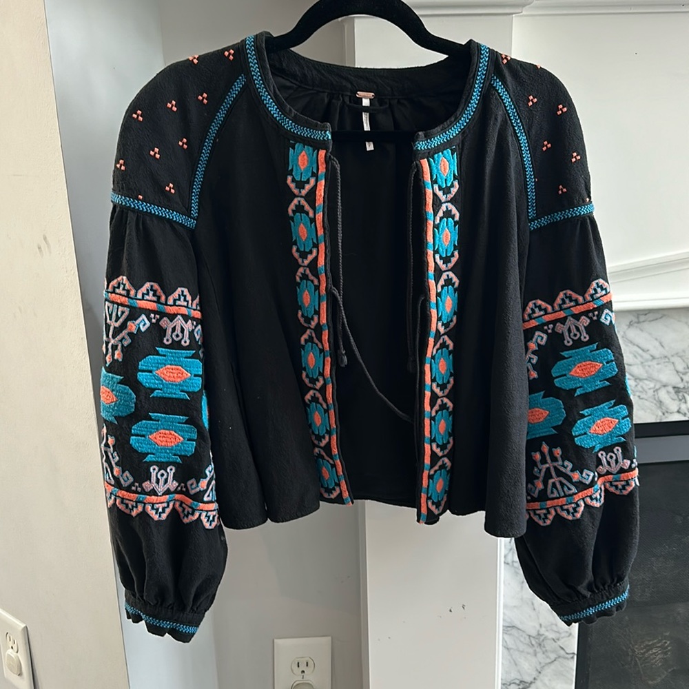 Free people embroidered jacket